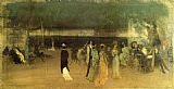 James Abbott Mcneill Whistler Canvas Paintings - Cremorne Gardens, No. 2